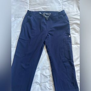 Figs Yola skinny scrub pants navy medium